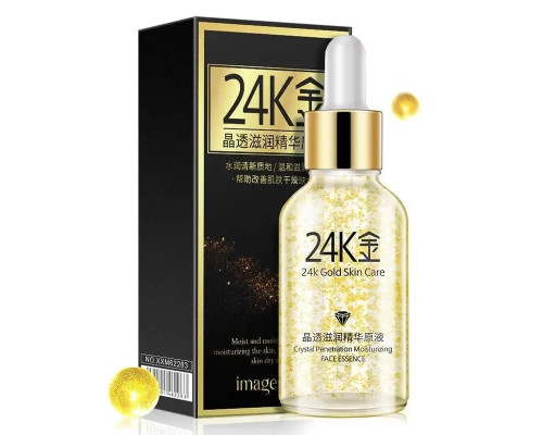Антивікова сироватка з гіалуроновою кислотою і золотом 24K GoldZen No24К 30 мл Антивікова сироватка з гіалуроновою кислотою і золотом 24K GoldZen No24К 30 мл