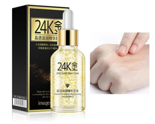 Антивікова сироватка з гіалуроновою кислотою і золотом 24K GoldZen No24К 30 мл Антивікова сироватка з гіалуроновою кислотою і золотом 24K GoldZen No24К 30 мл