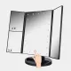Дзеркало потрійне для макіяжу з LED-підсвіткою Magic Makeup Mirror, 22 лампи, косметичне дзеркало