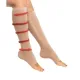 Компрессионные гольфы на молнии Zip Sox уменьшение отечности ног бежевый S/M