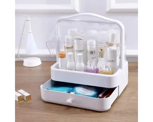 Організатор для косметики 2 секції YM206 Single Drawer <unk> Косметичний органайзер MAS Білий Організатор для косметики 2 секції YM206 Single Drawer <unk> Косметичний органайзер MAS Білий