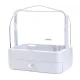Організатор для косметики 2 секції YM206 Single Drawer <unk> Косметичний органайзер MAS Білий