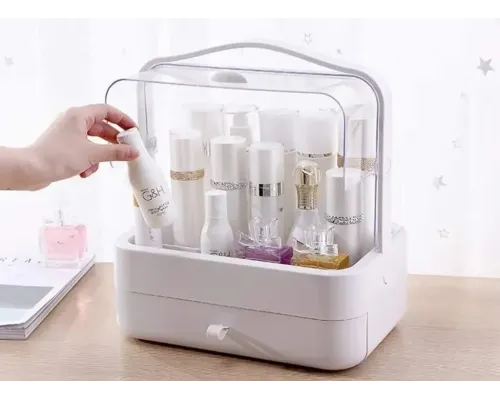 Організатор для косметики 2 секції YM206 Single Drawer <unk> Косметичний органайзер MAS Білий Організатор для косметики 2 секції YM206 Single Drawer <unk> Косметичний органайзер MAS Білий