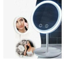 Круглое зеркало с подсветкой Beauty Breeze Mirror | Настольное косметическое зеркало с подсветкой