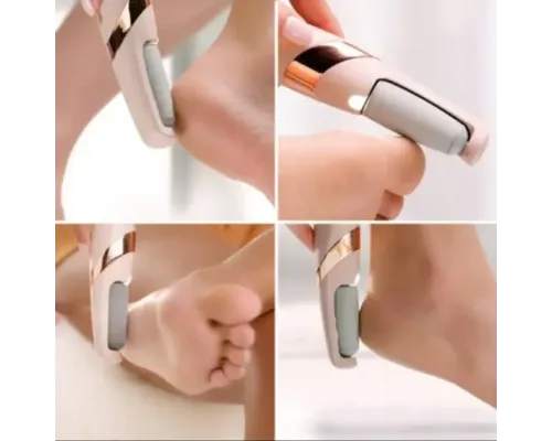 Электрическая пилка для ног Flawless Pedi пемза для педикюра с USB зарядкой для домашнего использования Электрическая пилка для ног Flawless Pedi пемза для педикюра с USB зарядкой для домашнего использования