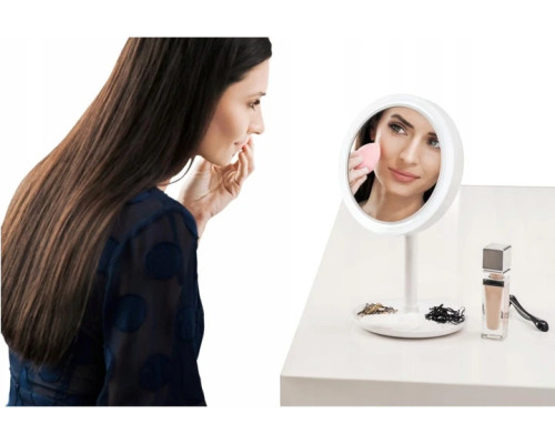 Кругле дзеркало з підсвіткою Beauty Breeze Mirror | Настільне косметичне дзеркало з підсвіткою Кругле дзеркало з підсвіткою Beauty Breeze Mirror | Настільне косметичне дзеркало з підсвіткою