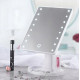 Настільне Дзеркало з підсвіткою Large 16LED Mirror для макіяжу Білий