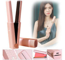Бездротова акумуляторна плойка. Праска для випрямлення волосся Cordless hair LSM-637 портативна