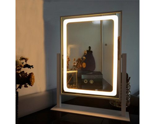 Дзеркало з LED-підсвіткою прямокутне косметичне дзеркало LED Lamp Mirror Дзеркало з LED-підсвіткою прямокутне косметичне дзеркало LED Lamp Mirror