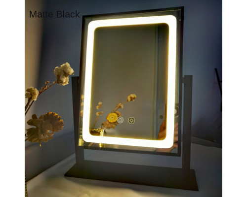 Дзеркало з LED-підсвіткою прямокутне косметичне дзеркало LED Lamp Mirror Дзеркало з LED-підсвіткою прямокутне косметичне дзеркало LED Lamp Mirror