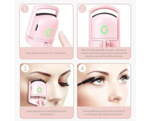 Акумуляторні щипці для завивання вій з USB Eye lashes machine
