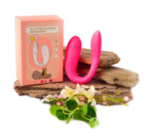 Вибратор electric sucking massager регулируемый двойной розовый с пультом ДУ Вибратор electric sucking massager регулируемый двойной розовый с пультом ДУ