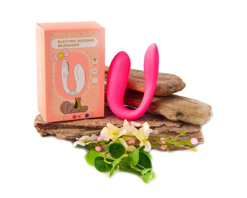 Вибратор electric sucking massager регулируемый двойной розовый с пультом ДУ Вибратор electric sucking massager регулируемый двойной розовый с пультом ДУ