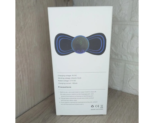Імпульсний USB масажер-міостимулятор MA-1 EMS масажер міостимулятор метелик