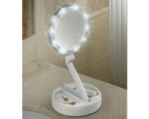 Складане дзеркало для макіяжу з Led-підсвіткою My Fold Away Mirror Складане дзеркало для макіяжу з Led-підсвіткою My Fold Away Mirror