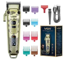 Машинка для стрижки волос VGR V005, триммер для волос и бороды