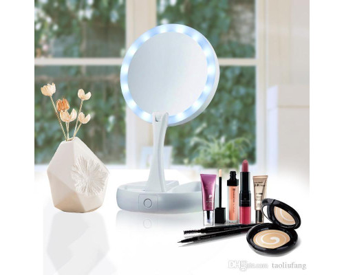 Складане дзеркало для макіяжу з Led-підсвіткою My Fold Away Mirror Складане дзеркало для макіяжу з Led-підсвіткою My Fold Away Mirror