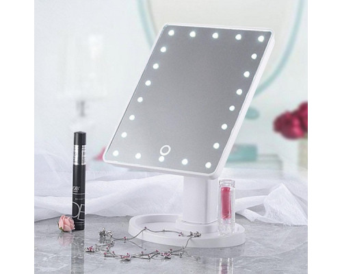 Дзеркало настільне з підсвіткою LED — бренд Large Led Mirror Дзеркало настільне з підсвіткою LED — бренд Large Led Mirror