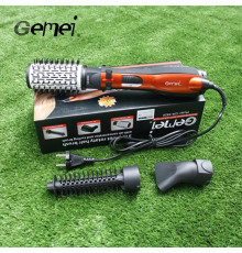 Фен-щітка, стайлер з насадками Gemei GM-4828 з обертовою насадкою