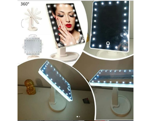 Дзеркало настільне з підсвіткою LED — бренд Large Led Mirror Дзеркало настільне з підсвіткою LED — бренд Large Led Mirror