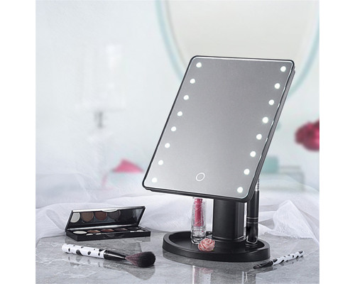 Дзеркало настільне з підсвіткою LED — бренд Large Led Mirror Дзеркало настільне з підсвіткою LED — бренд Large Led Mirror