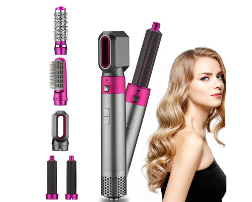 Стайлер 5в1 Hot Air Styler для різних типів волосся з функціями надання об'єму, випрямлення