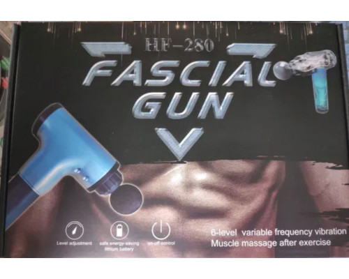 Масажер для м'язів Fascial Gun HF-280 (W-08) Вібромасажер для м'язів Масажер для м'язів Fascial Gun HF-280 (W-08) Вібромасажер для м'язів