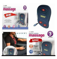 Масажна накидка 3 Режими для автомобіля й офісу з прогрівом Robotic Cushion Massage HL-802