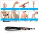 Масажер для тіла електричний ручний (масажна ручка) 3в1 Massager Pen W-912 на батарейках Сріблястий