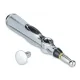Масажер для тіла електричний ручний (масажна ручка) 3в1 Massager Pen W-912 на батарейках Сріблястий
