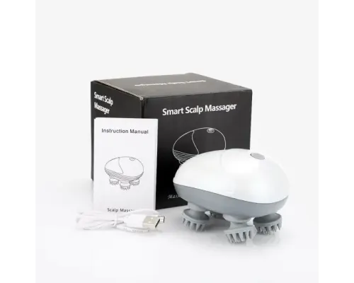 Електричний бездротовий масажер для шкіри голови Smart scalp massger
