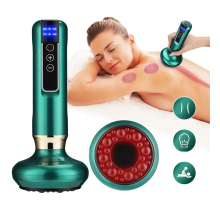 Вакуумный антицеллюлитный массажер для тела массаж гуашью Cupping Massager GREEN