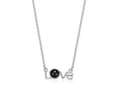 Кулон Love c проекцией Я тебя люблю на 100 языках мира Серебро с цепочкой Кулон Love c проекцией Я тебя люблю на 100 языках мира Серебро с цепочкой