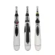 Масажер для тіла електричний ручний (масажна ручка) 3в1 Massager Pen W-912 на батарейках Сріблястий