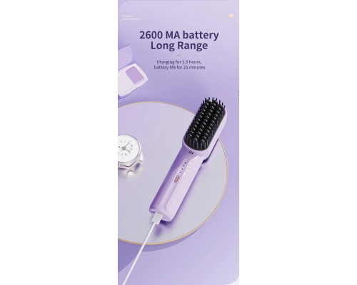 Беспроводной выпрямитель для волос Youpin Mini Hair Aretererers 2600MH Беспроводная аккумуляторная расческа Беспроводной выпрямитель для волос Youpin Mini Hair Aretererers 2600MH Беспроводная аккумуляторная расческа