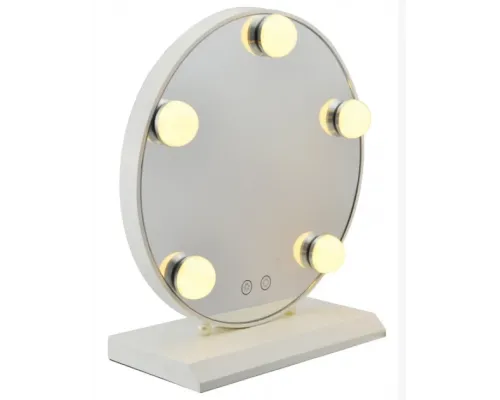 Дзеркало для макіяжу з LED-підсвіткою Led Mirror 5 LED JX-526 Білий