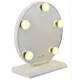 Дзеркало для макіяжу з LED-підсвіткою Led Mirror 5 LED JX-526 Білий