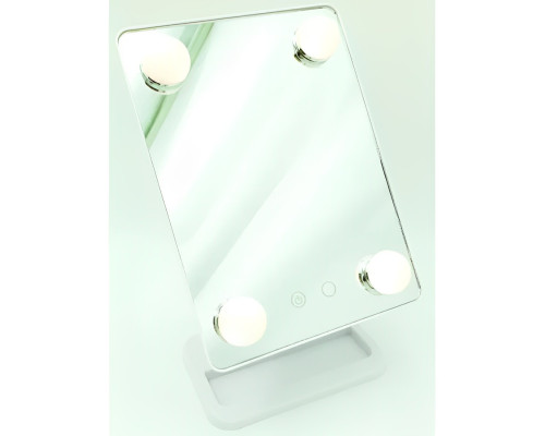 Компактне дзеркало з підсвіткою для макіяжу MCH Cosmetie Mirror 360 Rotation Angel з LED-підсвіткою для дому