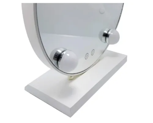 Дзеркало для макіяжу з LED-підсвіткою Led Mirror 5 LED JX-526 Білий