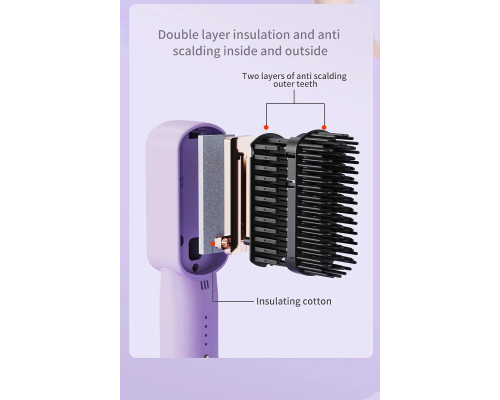 Беспроводной выпрямитель для волос Youpin Mini Hair Aretererers 2600MH Беспроводная аккумуляторная расческа Беспроводной выпрямитель для волос Youpin Mini Hair Aretererers 2600MH Беспроводная аккумуляторная расческа