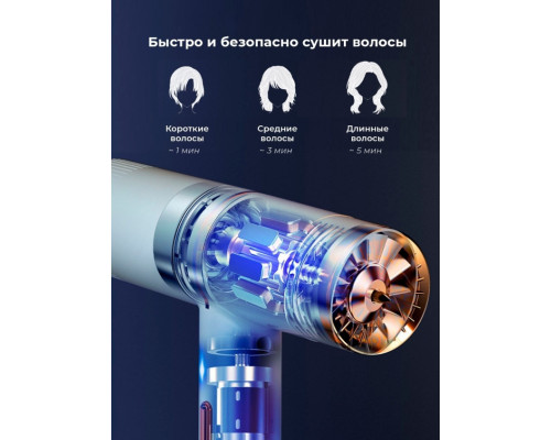 Розумний фен з іонізацією Dry Hair Efficiently (MA03-56) Розумний фен з іонізацією Dry Hair Efficiently (MA03-56)