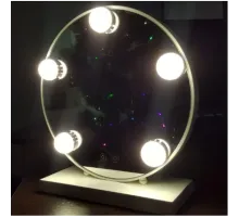 Зеркало для макияжа с LED подсветкой Led Mirror 5 LED JX-526 Белый