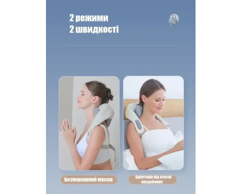 Масажер електричний із підігрівом для спини/шиї/тіла Massager NEW Масажер електричний із підігрівом для спини/шиї/тіла Massager NEW