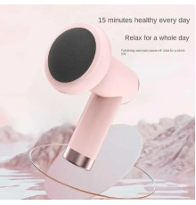 Масажер ручний Replicates Shiatsu Massager YX-720 для тіла акумуляторний із насадками антицелюлітний Рожевий