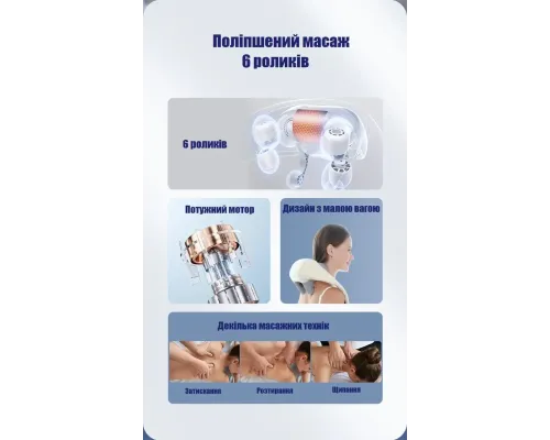 Масажер електричний із підігрівом для спини/шиї/тіла Massager NEW Масажер електричний із підігрівом для спини/шиї/тіла Massager NEW