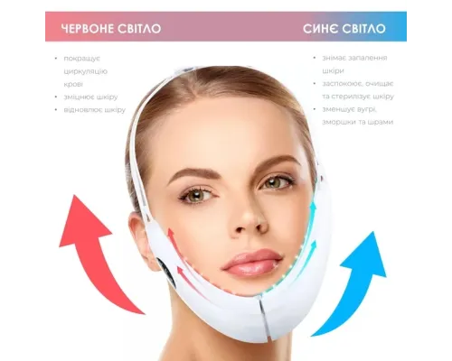 Аппарат для подтяжки подбородка V Face Beauty Meter 5 режимов 8 уровней интенсивности белый Аппарат для подтяжки подбородка V Face Beauty Meter 5 режимов 8 уровней интенсивности белый