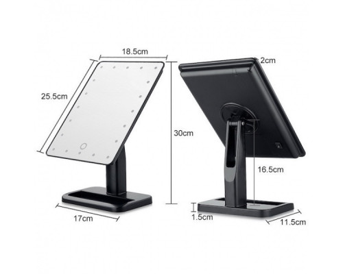 Зеркало настольное с подсветкой LED - бренд Large Led Mirror Зеркало настольное с подсветкой LED - бренд Large Led Mirror