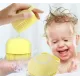 Силіконова масажна щітка мочалка YELLOW Silicone Massage Bath ⁇ Мочалка для купання ⁇ Щітка для тварин