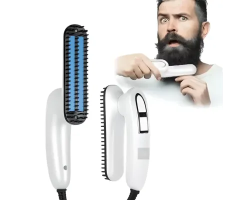 Праска-Гребінь випрямляч для бороди та волосся Beard Hair Straightener EL-1319