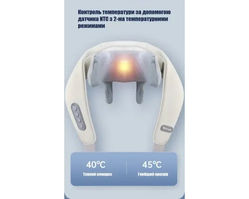 Масажер електричний із підігрівом для спини/шиї/тіла Massager NEW Масажер електричний із підігрівом для спини/шиї/тіла Massager NEW